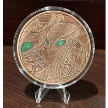 5 Oz Copper Cllectible Alien With Glow In The Dark Eyes (In Capsule)