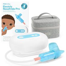 Frida Baby Electric Nosefrida Pro Nasal Aspirator for Baby, Hospital Grade Sucti