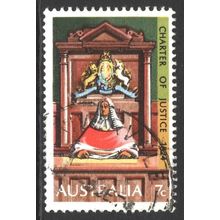 AUSTRALIA 1974: 150th ANNIVERSARY CHARTER OF JUSTICE - 7c USED (G5)