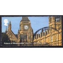 GB 2020 Palace of Westminster - View from Old Palace Yard 1st Used