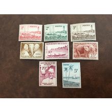 ICOLLECTZONE Guinea 180-187 VF NH