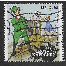 GER 2016 €1.45+55 'LITTLE RED RIDING HOOD' FINE USED (EBID57-174)