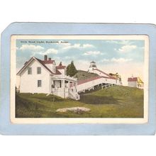 ME Rockland Lighthouse Postcard Owl's Head Lighthouse lighthouse_box1~304