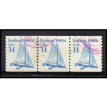 Used 2134b 14c Iceboat Very Fine PNC 2/3 PA2687
