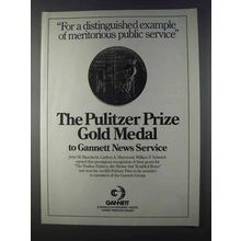 1980 Gannett News Service Ad - Pulitzer Prize