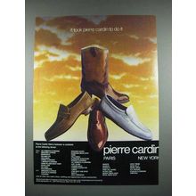 1982 Pierre Cardin Shoes Ad - Took Pierre Cardin To Do