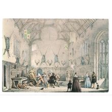 ATHELHAMPTON, DORSET. by J. Nash used vintage postcard =