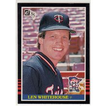 1985 Donruss baseball card 513 Len Whitehouse