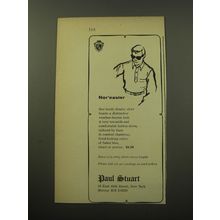 1960 Paul Stuart Shirt by Gant Ad - Nor'easter