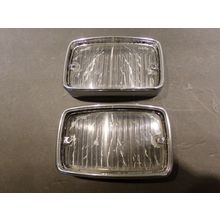 1970 71 72 PLYMOUTH DUSTER VALIANT TURN SIGNAL LENSES & BEZELS OEM 3679226
