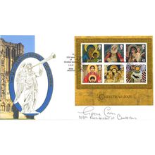 Lord George Carey Canterbury Arch Bishop Christmas 2008 Hand Signed FDC