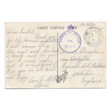 Postcard Algeria Bourfarik 1943 British Army FPO284 46th Infantry Division