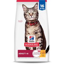 Hill'S Science Diet Adult 1-6, Adult 1-6 Premium Nutrition, Dry Cat Food, Chicke