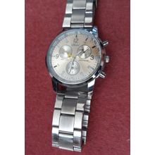 Vintage Shshd Faux Chronograph Men's Watch with Steel Bracelet. N.R