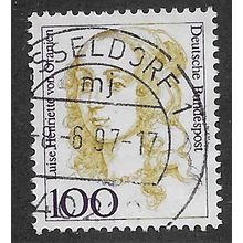 GER 1986 100pf 'FAMOUS WOMEN -LUISE HENRIETTE VON ORANIEN'FINE USED (EBID54-492)