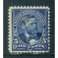 Used 281 5c Ulysses S. Grant Barely Clears M04844