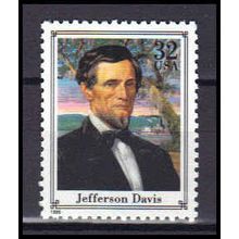 2975f 32c Jefferson Davis Fine MNH V2372