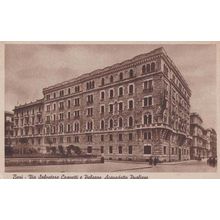 Bari Italy Italian Palazzo Acquedotta Pugliese Salvatore Antique Postcard