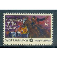 1559 8c Sybil Ludington Fine MNH MA0591