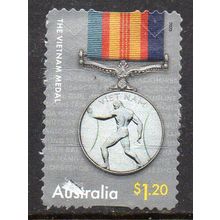 AUSTRALIA: 2023, $1.20 VIETNAM WAR MEDAL, USED SELF-ADHESIVE STAMP. 057/058