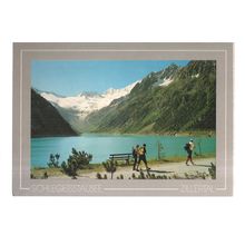 SCHLEGEISSTAUSEE, ZILLERTAL . ,unused vintage postcard #