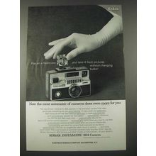 1965 Kodak Instamatic 804 Camera Ad - Pop on a Flashcube