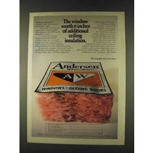 1979 Andersen Windowalls Ad - Worth Ceiling Insulation