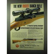 1984 Ruger Ranch Rifle Ad