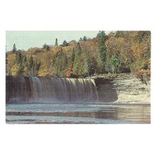TAHQUAMENON FALLS. MICHIGAN, USA. unused vintage postcard =