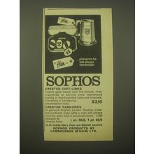 1966 Sophos Advertisement - Crested Cuff Links and Crested Tankards