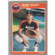 1985 Fleer baseball card 344 Mark Bailey RC