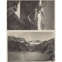 Lac De Barberine Switzerland 2x Old Postcard