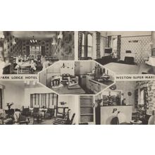 Park Lodge Hotel Weston Super Mare PB Real Photo Postcard