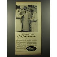 1954 Alligator Coat Ad - It's a fact! an Alligator coat makes sense
