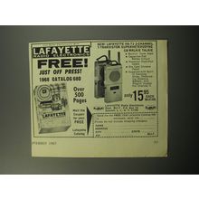 1967 Lafayette HA-73 Walkie Talkies Advertisement