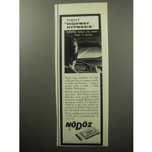 1957 NoDoz Awakeners Ad - Fight highway hypnosis