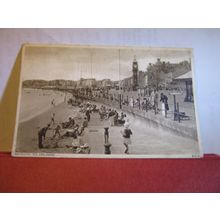WEYMOUTH ESPLANADE, DORSET used vintage postcard by Photochrom 1947 pm =
