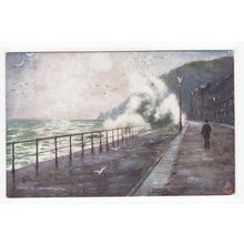 Storm at Aberystwyth Tucks Oilette Art Postcard 6211