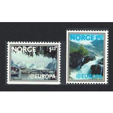 Norway Europa Landscapes 2v 1977 MNH SG#795-796