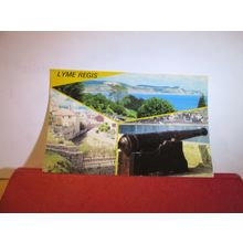 multiview, LYME REGIS, DORSET used postcard..Colourmaster 1982 postmark =
