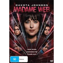 Madame Web DVD | Dakota Johnson | Region 4