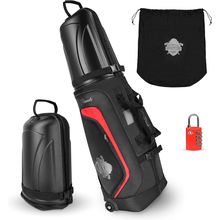 Golf Travel Bags for Airlines with Wheels, Hard Case Top, 1680D Ballistic Nylon,
