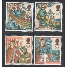 LOT#458 – GB QEII 1997 “RELIGIOUS ANNIVERSARIES” STAMP SET FDI, FINE USED