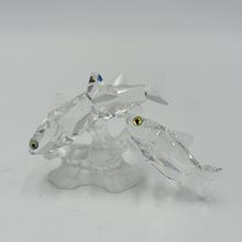 Swarovski Crystal Austria Three South Sea Fish Reef Frosted Clear 2”x3” Figurine