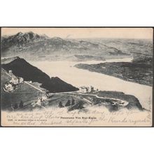Panorama von Rigi-Kulm, 1902 - Charnaux Frères AK