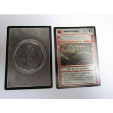 Star Wars 1997 Cloud City Decipher CCG B/B Card Rescue In The Clouds LS