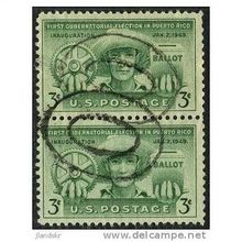 1949 Michel 596 - fine used (o) - pair