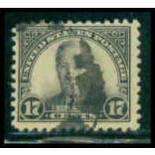 Used 697 17c Woodrow Wilson Just Clears M09642
