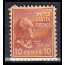 815 10c John Tyler Fine MNH B0393