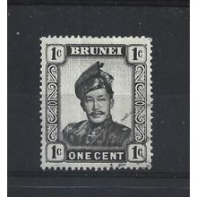 Brunei.SG100 1c Sultan Omar Ali Saifuddin.Fine Used.Aug25j